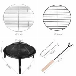 FIXKIT Barbecue Grill Extérieur Portable,Pliable,Petit Brasero D'extérieur Au Charbon,Jardin Grill Brasero,pour Jardin Terrasses BBQ,Le Barbecue En Plein Air,Le Camping Et Le Pique-Nique -France Barbecue Soldes Boutique 28505936 4