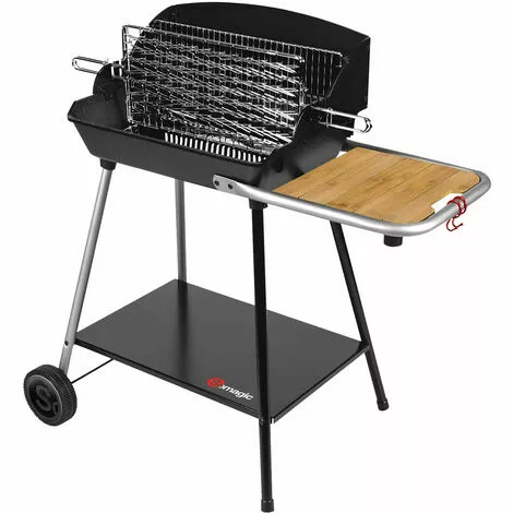 SOMAGIC - Barbecue Au Charbon De Bois EXEL DUO GRILL - Noir 4 SOMAGIC - Barbecue Au Charbon De Bois EXEL DUO GRILL - Noir – Image 2