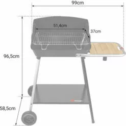 SOMAGIC - Barbecue Au Charbon De Bois EXEL DUO GRILL - Noir 9 SOMAGIC - Barbecue Au Charbon De Bois EXEL DUO GRILL - Noir -France Barbecue Soldes Boutique 28910845 4