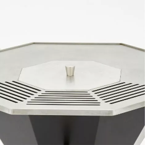 Brasero - LE PRO - Plancha, Barbecue Et Brasero à Bois - Surface De Cuisson De La Plancha De 3126 Cm2 - Noir 4 Brasero - LE PRO - Plancha, Barbecue Et Brasero à Bois - Surface De Cuisson De La Plancha De 3126 Cm2 - Noir – Image 2