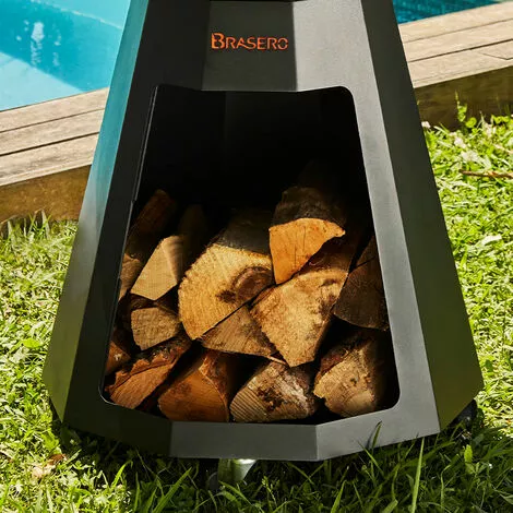 Brasero - LE PRO - Plancha, Barbecue Et Brasero à Bois - Surface De Cuisson De La Plancha De 3126 Cm2 - Noir 6 Brasero - LE PRO - Plancha, Barbecue Et Brasero à Bois - Surface De Cuisson De La Plancha De 3126 Cm2 - Noir – Image 4
