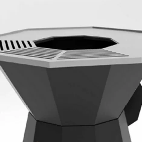 Brasero - LE PRO - Plancha, Barbecue Et Brasero à Bois - Surface De Cuisson De La Plancha De 3126 Cm2 - Noir 7 Brasero - LE PRO - Plancha, Barbecue Et Brasero à Bois - Surface De Cuisson De La Plancha De 3126 Cm2 - Noir – Image 5