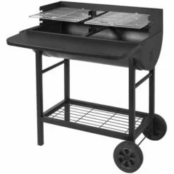 Barbecue à Charbon 71 X 35.5cm Avec Chariot - Alabama - Red Deco - Noir 9 Barbecue à Charbon 71 X 35.5cm Avec Chariot - Alabama - Red Deco - Noir -France Barbecue Soldes Boutique 30604275 3