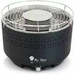 MR TUZZA Barbecue Au Charbon De Bois De Table Sans Fumée Avec Ventilateur Galeras | Noir -France Barbecue Soldes Boutique 31496458 3