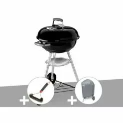 Barbecue Weber Compact Kettle 47 Cm + Brosse + Housse