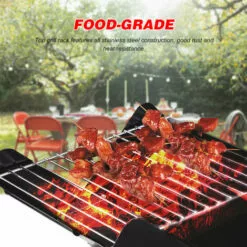 HAPPYSHOPPING Mini Barbecue Pliable En Forme De X Barbecue Grill Modele A913 Noir 10 HAPPYSHOPPING Mini Barbecue Pliable En Forme De X Barbecue Grill Modele A913 Noir -France Barbecue Soldes Boutique 31966744 4
