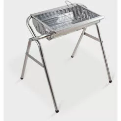 MR TUZZA Barbecue Au Charbon De Bois Pliant Portable En Acier Jardin Camping Oak