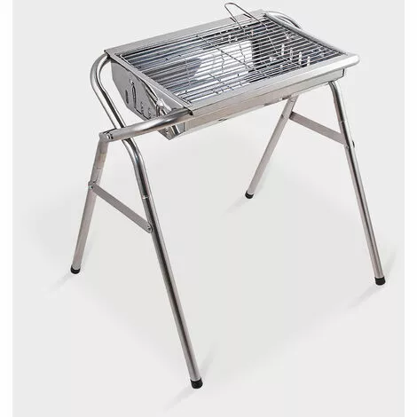 MR TUZZA Barbecue Au Charbon De Bois Pliant Portable En Acier Jardin Camping Oak 3 MR TUZZA Barbecue Au Charbon De Bois Pliant Portable En Acier Jardin Camping Oak