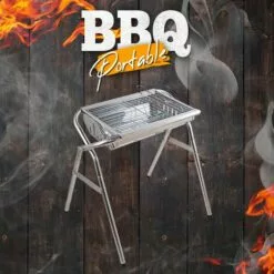 MR TUZZA Barbecue Au Charbon De Bois Pliant Portable En Acier Jardin Camping Oak 10 MR TUZZA Barbecue Au Charbon De Bois Pliant Portable En Acier Jardin Camping Oak -France Barbecue Soldes Boutique 32159213 4