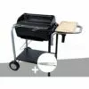 Barbecue Charbon Roma Somagic + Pince Inox - Noir -France Barbecue Soldes Boutique 32295921 1