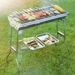 SIFREE 73×32.5cm Barbecue à Charbon Jardin Table en Acier Extérieur Pliant inoxydable 11 SIFREE 73×32.5cm Barbecue à Charbon Jardin Table en Acier Extérieur Pliant inoxydable -France Barbecue Soldes Boutique 32328474 5