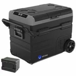 VESNA NOMADE Pack Glacière Congélateur électrique à Compression 55L + Batterie