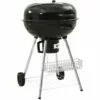 VidaXL 313358 Kettle Charcoal BBQ Grill 73x58x96 Cm Steel - Noir -France Barbecue Soldes Boutique 32699591 1
