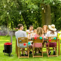 Relaxdays Marmite Pour Soupe, émaillée, Chaudière ,couvercle, 14 L, Grille,extérieur, Cuisine De Campagne, Noir/rouge -France Barbecue Soldes Boutique 32712814 3