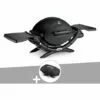 Barbecue Gaz Weber Q 1200 Noir + Housse - Noir
