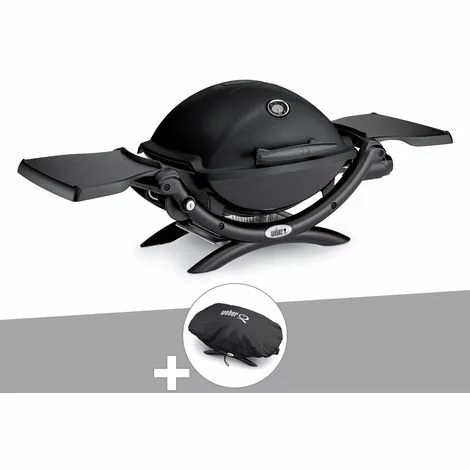 Barbecue Gaz Weber Q 1200 Noir + Housse - Noir 3 Barbecue Gaz Weber Q 1200 Noir + Housse - Noir