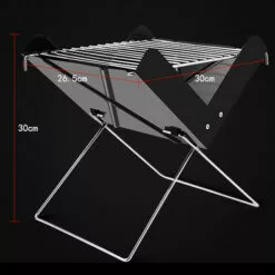 ASUPERMALL Barbecue Au Charbon De Bois Portable Barbecue Au Charbon De Bois Gril Pliant En Acier Inoxydable Pour La Cuisine En Plein Air -France Barbecue Soldes Boutique 33914476 5