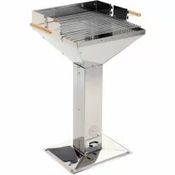 Barbecue Charbon De Bois 48x46,5 Cm Landmann 00806/11282 - Bbq Colonne Tout Inox