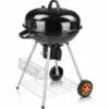 PEDY Barbecue à Charbon De Bois 22’’ Ø 57 Cm BBQ Grill Ronde En Émail Noir FUMOIR Smoker Mobile à Roulettes Système D'Aération Avec Couvercle Détachable Et Thermomètre Intégré Pour Camping Au Jardin 2 PEDY Barbecue à Charbon De Bois 22’’ Ø 57 Cm BBQ Grill Ronde En Émail Noir FUMOIR Smoker Mobile à Roulettes Système D'Aération Avec Couvercle Détachable Et Thermomètre Intégré Pour Camping Au Jardin -France Barbecue Soldes Boutique 35177923 1
