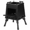 ASUPERMALL Rechaud De Camping Pliant, Poele A Bois Portable Avec Pieds Retractables, Petit Poele A Bois De Camping Exterieur Noir -France Barbecue Soldes Boutique 35496345 1