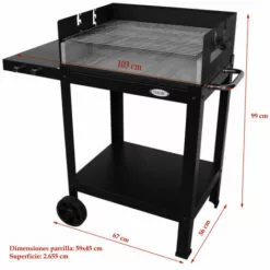Barbecue De Jardin IMOR® , Pour Charbon De Bois Et/ou Bois Avec Briques Refractaries, MENORCA V20 -France Barbecue Soldes Boutique 35515354 4