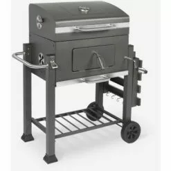 MR TUZZA Barbecue Au Charbon De Bois Avec Roulettes Et Collecteur De Braises T-Bone -France Barbecue Soldes Boutique 35911898 4