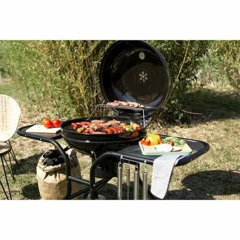 LIVOO FEEL GOOD MOMENTS Livoo - Barbecue Charbon Avec Tablettes DOC246 - Noir 6 LIVOO FEEL GOOD MOMENTS Livoo - Barbecue Charbon Avec Tablettes DOC246 - Noir – Image 4