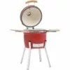 VidaXL Barbecue à Fumoir Kamado Céramique 81 Cm - Rouge 2 VidaXL Barbecue à Fumoir Kamado Céramique 81 Cm - Rouge -France Barbecue Soldes Boutique 37035446 1