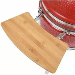 VidaXL Barbecue à Fumoir Kamado Céramique 81 Cm - Rouge -France Barbecue Soldes Boutique 37035446 5