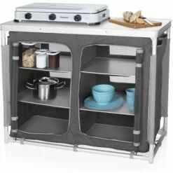 Campart Travel Cuisine D'extérieur Madrid Gris 102x47x82 Cm - Gris