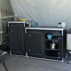 Campart Travel Cuisine D'extérieur Madrid Gris 102x47x82 Cm - Gris -France Barbecue Soldes Boutique 39511817 5