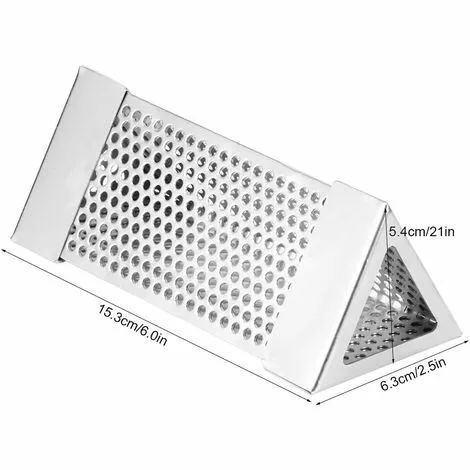 BARES Tube De Fumoir à Granulés Qualité Supérieure 2Pcs BBQ Grill Tube Maille Granulés Boîte à Fumée 6in Accessoire De Barbecue Acier Inoxydable Pour Tout Gril Ou Fumeur, Fumage à Chaud Ou à Froid(1#) 4 BARES Tube De Fumoir à Granulés Qualité Supérieure 2Pcs BBQ Grill Tube Maille Granulés Boîte à Fumée 6in Accessoire De Barbecue Acier Inoxydable Pour Tout Gril Ou Fumeur, Fumage à Chaud Ou à Froid(1#) – Image 2