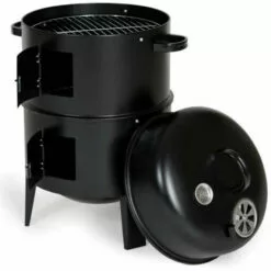Barbecue 3 En 1, Grill, Fumoir, BBQ Smoker Avec Thermomètre De Température - Charbon De Bois VINTEKY® -France Barbecue Soldes Boutique 39924114 5