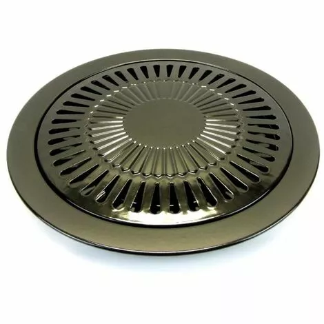 ALPENTECH Plaque Grill Pour Réchauds à Gaz Portable Cuisson Grille Anti Adhesive Récupération Graisses 4 ALPENTECH Plaque Grill Pour Réchauds à Gaz Portable Cuisson Grille Anti Adhesive Récupération Graisses – Image 2