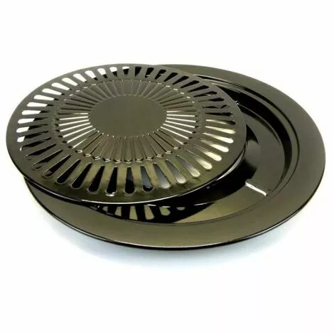 ALPENTECH Plaque Grill Pour Réchauds à Gaz Portable Cuisson Grille Anti Adhesive Récupération Graisses 5 ALPENTECH Plaque Grill Pour Réchauds à Gaz Portable Cuisson Grille Anti Adhesive Récupération Graisses – Image 3