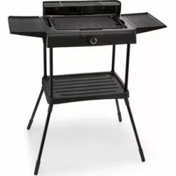 Barbecue électrique Sur Pieds 2000w Noir - Ksbbq1703 - Kitchen Chef - Noir