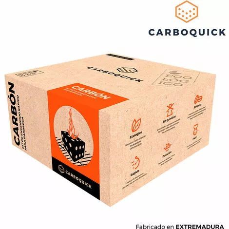 Carboquick 1.6 Kg Carbon à Barbecue. 3 Carboquick 1.6 Kg Carbon à Barbecue.
