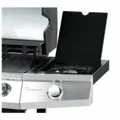 HABITAT & JARDIN Barbecue Gaz Avec Couvercle En Verre "Bingo 5" - 4 Brûleurs + 1 Latéral + Housse Protection - 15.2 KW - Noir -France Barbecue Soldes Boutique 42169041 3