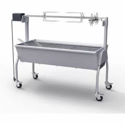 MR TUZZA Barbecue Au Charbon De Bois Avec Roues Et Tournebroche électrique Gravy -France Barbecue Soldes Boutique 42213105 4