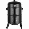 PEDY Barbecue Charbon 3 En 1 Avec Thermomètre Inclus Avec Crochets, 80 X 44,5 X 44,5 Cm 16 Pouces