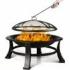 Gizcam 76x76x46cm Barbecue à Charbon De Bois,BBQ Grill,Brasero Exterieur,Brasero De Jardin,Grille Barbecue,Brasero Terrasse,avec Couverture Ètanche,pour Camping, Feu De Camp, Terrasse, Jardin -France Barbecue Soldes Boutique 42694202 1