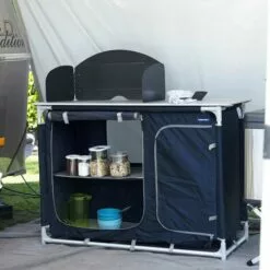 Cuisine D'extérieur Alicante Bleu 121,5x82x114 Cm Campart Travel - Bleu -France Barbecue Soldes Boutique 43094617 3