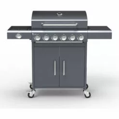 MR TUZZA Barbecue à Gaz En Acier Inoxydable 6 + 1 Brûleur Avec Support Creola Fr -France Barbecue Soldes Boutique 43381239 3