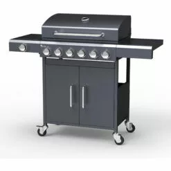 MR TUZZA Barbecue à Gaz En Acier Inoxydable 6 + 1 Brûleur Avec Support Creola Fr -France Barbecue Soldes Boutique 43381239 4