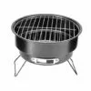 HANBING Barbecue Rond Portatif Extérieur Barbecue En Acier Inoxydable Gril Se Pliant De Barbecue