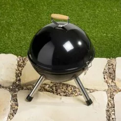 YONGQING Barbecue Boule Portatif Ø 30 Cm - Noir