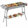 BAMNY Barbecue à Charbon, Barbecue Pliant Portable, BBQ De Table En Acier Inoxydable, Pour Barbecue De Jardin, Extérieur Camping Et Pique Nique, AVCE Poêle à Frire Antiadhésive (pour 5-10 Personnes) -France Barbecue Soldes Boutique 44194372 1
