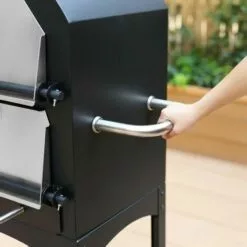 ALICE'S GARDEN Four à Pizza D'extérieur. Barbecue Au Charbon De Bois Multifonctions - Calzone - Pierre De Cuisson Roulette Pelle Et Housse - Noir -France Barbecue Soldes Boutique 44638765 5