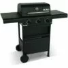ALICE'S GARDEN Barbecue Gaz 3 Brûleurs. Tablettes Rabattables - Bonacieux - Noir. Avec Rangement - Noir -France Barbecue Soldes Boutique 44639000 1