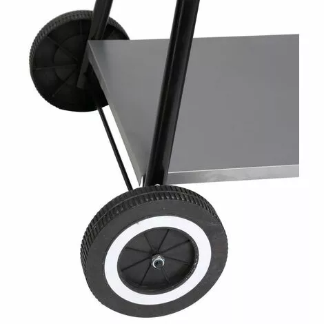 LOLA HOME Pack Barbecue Au Charbon Et 3 Accessoires Milena Avec Grille Et Roues En Acier Noir 5 LOLA HOME Pack Barbecue Au Charbon Et 3 Accessoires Milena Avec Grille Et Roues En Acier Noir – Image 3